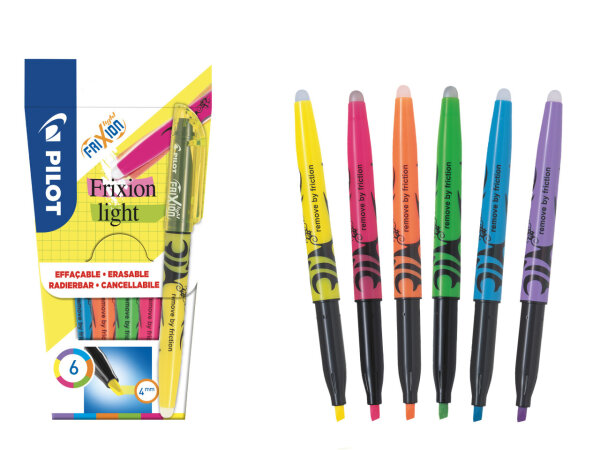 PILOT FriXion Light 6er Set | Textmarker