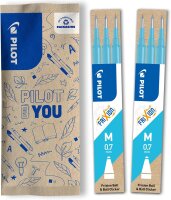 FriXion Ersatzminen 0.7 – 6 Stück | radierbare Nachfüllminen in wählbaren Farben