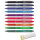 BL-FR7 FriXion Clicker Tintenroller – radierbar, 0,7 mm, 10er-Set farbig mit Radierer