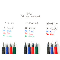 PILOT G2 | Gelschreiber Mittlere Spitze (M - 0.7)-Rot