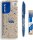 FriXion Ball 0.7 Set - Radierbarer Tintenroller + 3er-Minen-Set blau