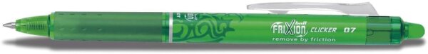 PILOT FriXion Clicker | Tintenroller Mittlere Spitze (M - 0.7)-Hellgrün