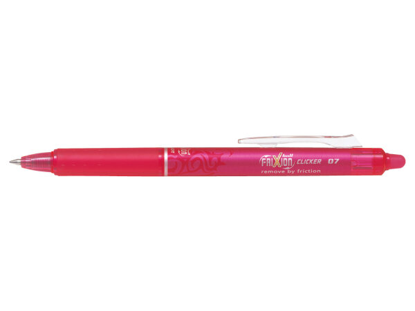 PILOT FriXion Clicker | Tintenroller Mittlere Spitze (M - 0.7)-Pink